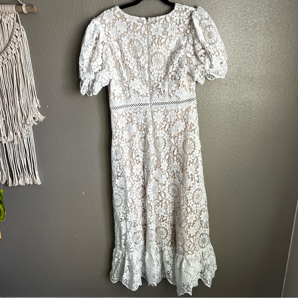 Just Me White Lace Dress - Picture 8 of 11